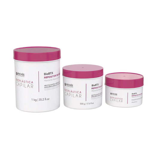 Richée Bioplástica Bio Mass Replenishing Hair Mask intensive fiber renewal treatment – Buy now at MKPBR.COM – Worldwide Shipping
