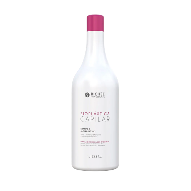 Richée Bioplástica Clarifying Shampoo 1L front product view – Buy now at MKPBR.COM – Worldwide Shipping
