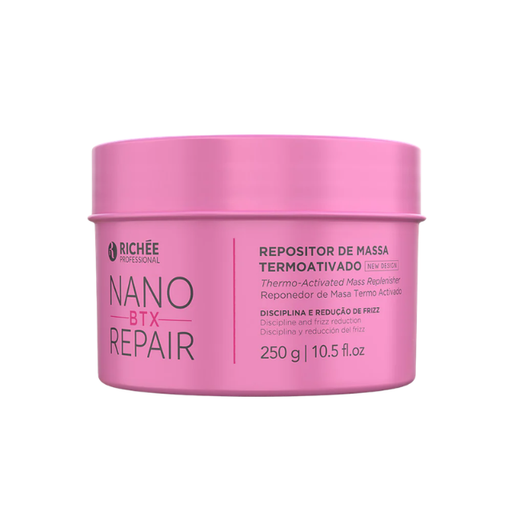 Richée Professional Nano BTX Repair Hair Mask – Advanced Smoothing & Shine – front product view – Buy now at MKPBR.COM – Worldwide Shipping