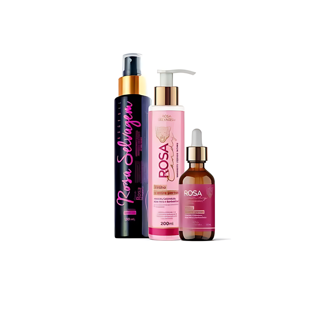 Rosa Selvagem Body Oil, Serum & Wash Kit – Comprehensive care. Buy now at MKPBR.COM – Worldwide Shipping.