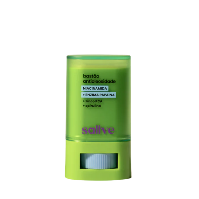 Sallve Anti-Oil Stick 0.53 oz for instant matte control – Buy now at MKPBR.COM – Worldwide Shipping