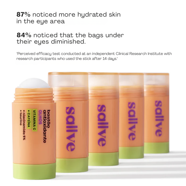 Sallve Brazilian Antioxidant Eye Stick for refreshed under‑eye skin – Buy now at MKPBR.COM – Worldwide Shipping
