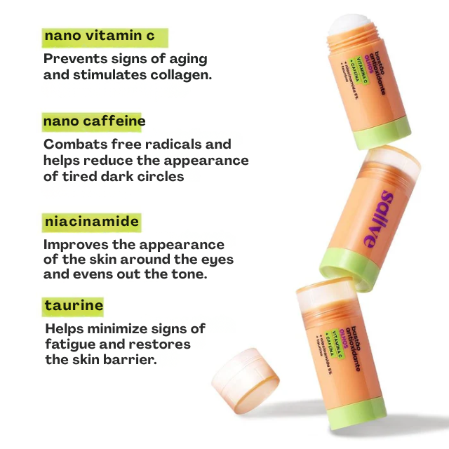 Sallve Antioxidant Eye Stick that helps reduce visible puffiness and eye bags – Buy now at MKPBR.COM – Worldwide Shipping
