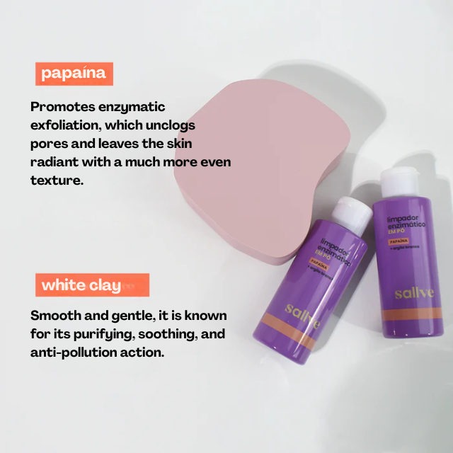 Sallve Limpador Enzimático em Pó 30g deep purifying foam – Buy now at MKPBR.COM – Worldwide Shipping
