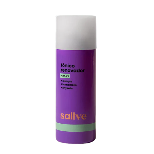 Sallve Tônico Renovador 120ml 7% AHAs for daily renewal – Buy now at MKPBR.COM – Worldwide Shipping