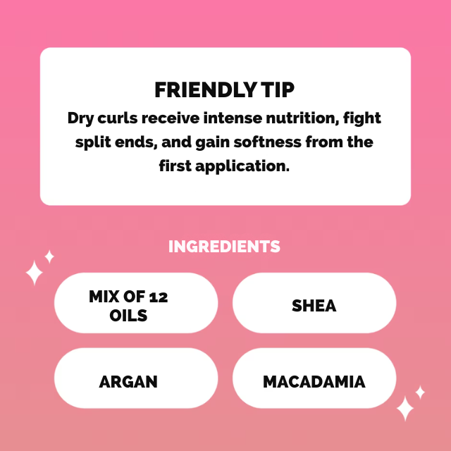 Curl treatment oil with multi‑oil complex 42ml – Buy now at MKPBR.COM – Worldwide Shipping
