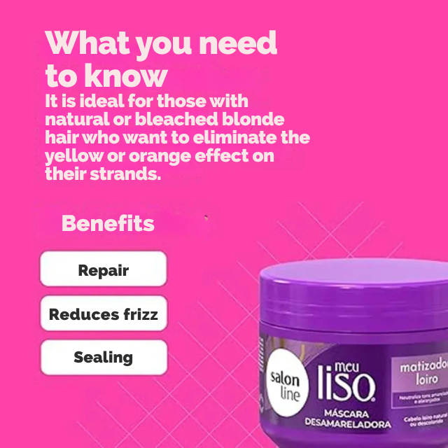 Brazilian blond toning mask for luminosity – Buy now at MKPBR.COM – Worldwide Shipping
