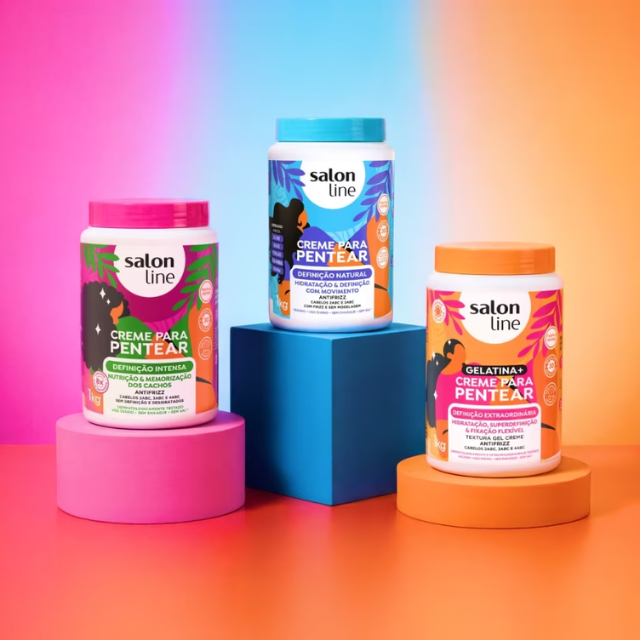 Salon Line Brazilian creme de pentear for wavy and curly hair – Buy now at MKPBR.COM – Worldwide Shipping
