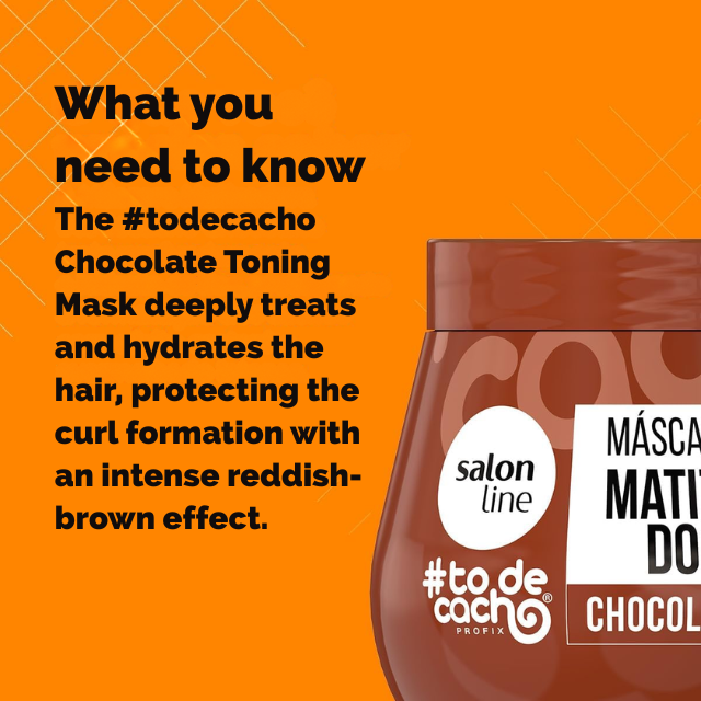 Brown toning mask for curly and coily hair – Buy now at MKPBR.COM – Worldwide Shipping
