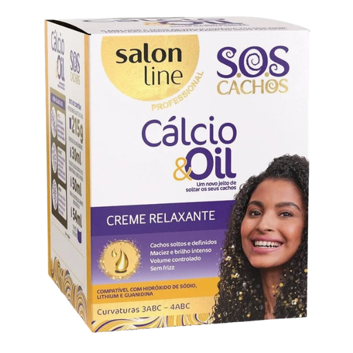 Salon Line Calcio & Oil Professional Kit front packaging – Buy now at MKPBR.COM – Worldwide Shipping