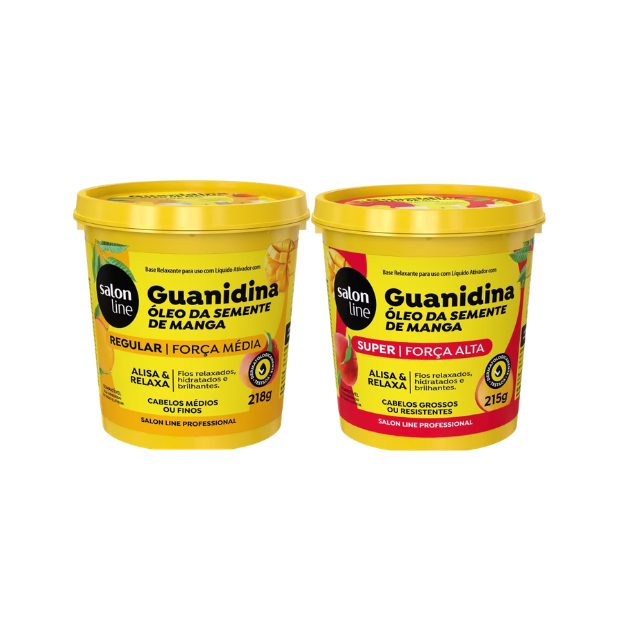 Guanidina Brazilian Mango Seed Oil Relaxer Kit – Buy now at MKPBR.COM – Worldwide Shipping
