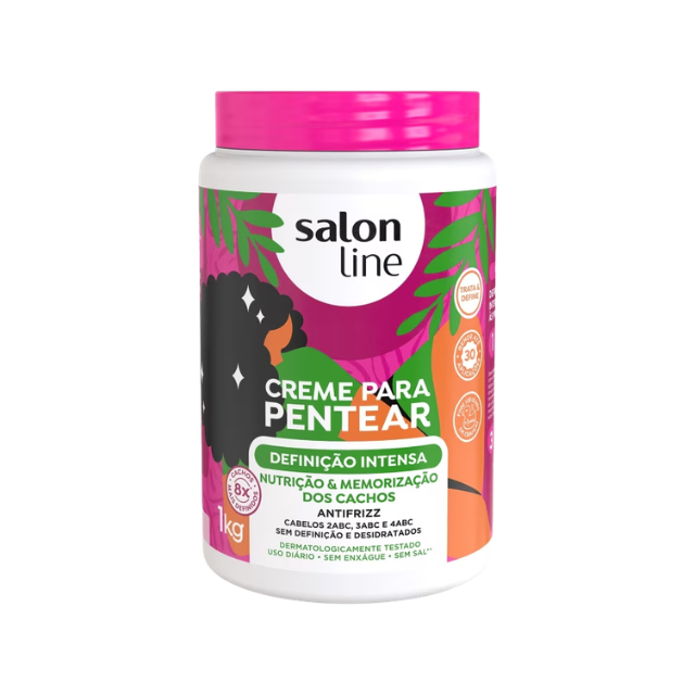 Salon Line Intense Definition Creme de Pentear 1 kg front view – Buy now at MKPBR.COM – Worldwide Shipping