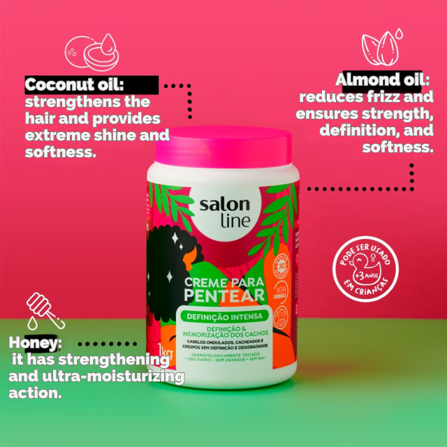 Brazilian curl defining cream Intense Definition 1 kg – Buy now at MKPBR.COM – Worldwide Shipping