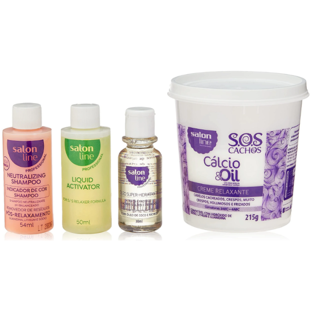 Salon Line S.O.S Cachos Relaxer System full kit – Buy now at MKPBR.COM – Worldwide Shipping
