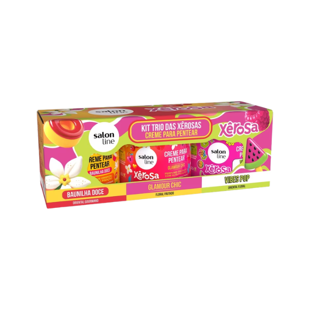Salon Line Xêrosa Kit with 3 curl creams 180 g – Buy now at MKPBR.COM – Worldwide Shipping
