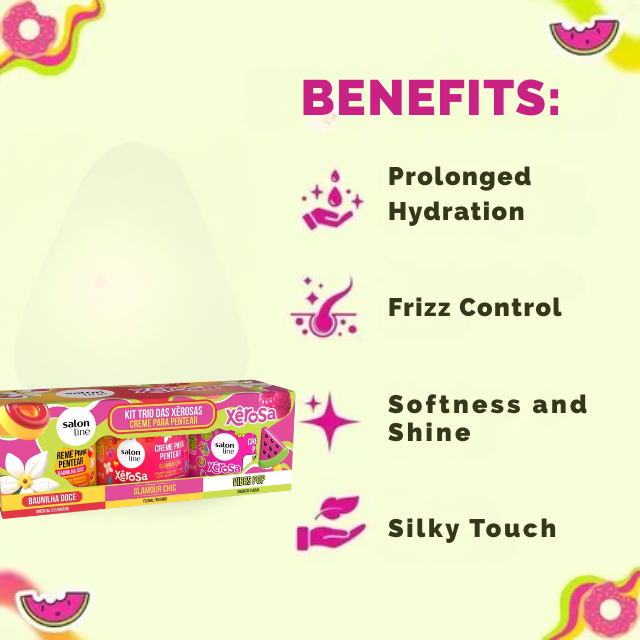 Xêrosa curl cream trio set – Buy now at MKPBR.COM – Worldwide Shipping