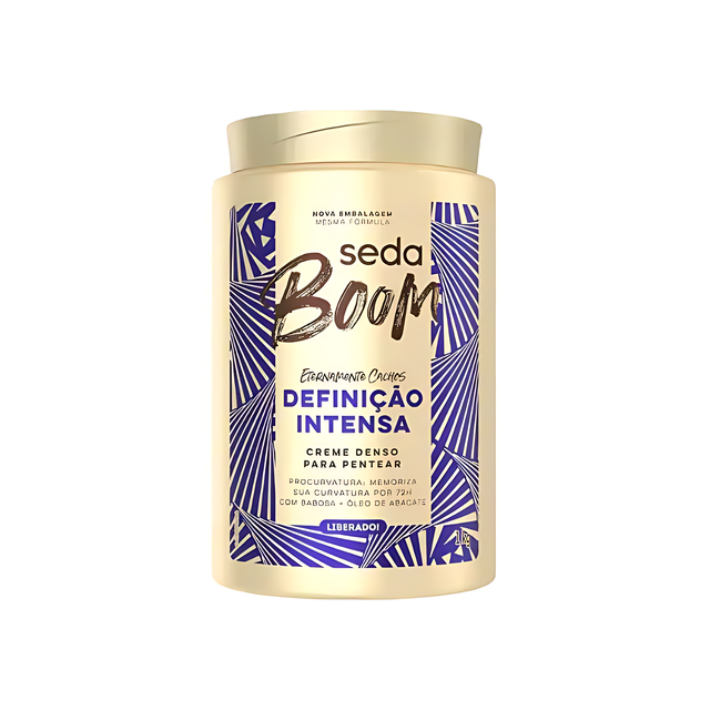 Seda Boom Definição Intensa Curl Definition Cream 1kg. Buy now at MKPBR.COM – Worldwide Shipping.