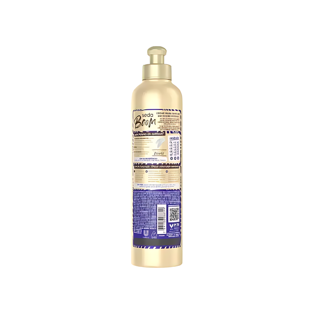 Seda Boom Definição Intensa Curl Definition Cream 350ml Back Label– Buy now at MKPBR.COM – Worldwide Shipping.