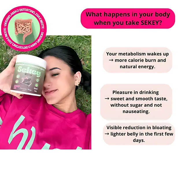 Sekey Day & Night 24H Metabolism Support Kit - Strawberry & Chocolate - Holistic Metabolism Health - Buy now at MKPBR.COM - Worldwide Shipping
