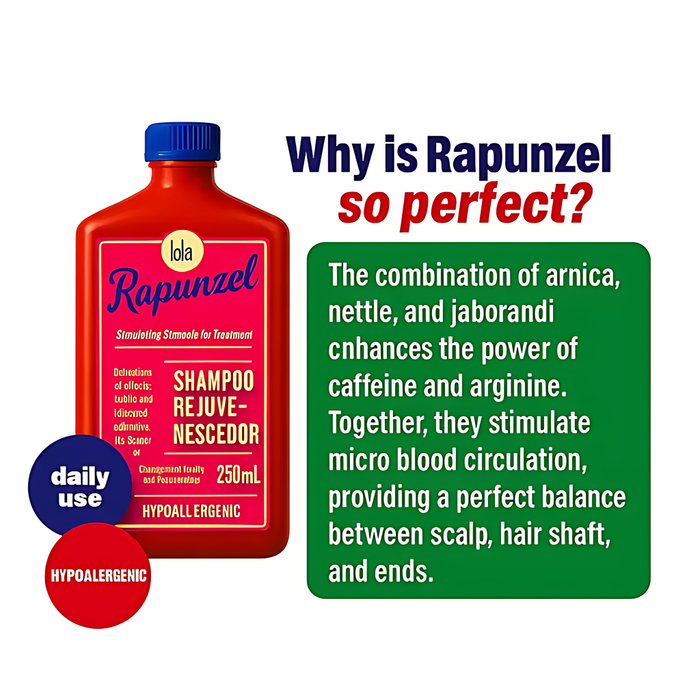 Rapunzel Rejuvenating Shampoo step-by-step application guide mkpbr.com