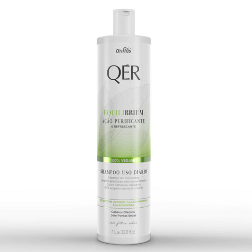 Griffus QÉR Equilibrium Moisturizing Shampoo 1l (33.81 fl oz) – Buy now at MKPBR.COM – Worldwide Shipping