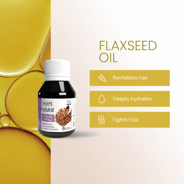 Skafe Natutrat S.O.S. Flaxseed Oil split end repair serum for finishing and daily damage treatment Buy now at MKPBR.COM – Worldwide Shipping