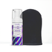 Skelt Dark Self-Tanning Water for Expert Users – 2x Intense Bronze with Hyaluronic Acid & Vitamin C + Included Skelt Tanning Mitt – 5.07 oz (150 ml) hero kit shot – Buy now at MKPBR.COM – Worldwide Shipping