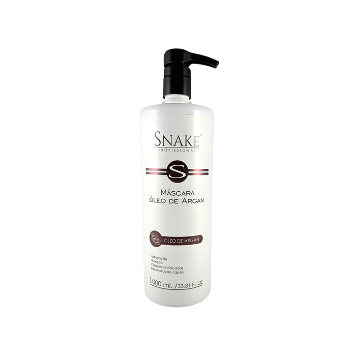 Snake Profissional Argan Oil Hair Mask 1000ml – Buy now at MKPBR.COM – Worldwide Shipping