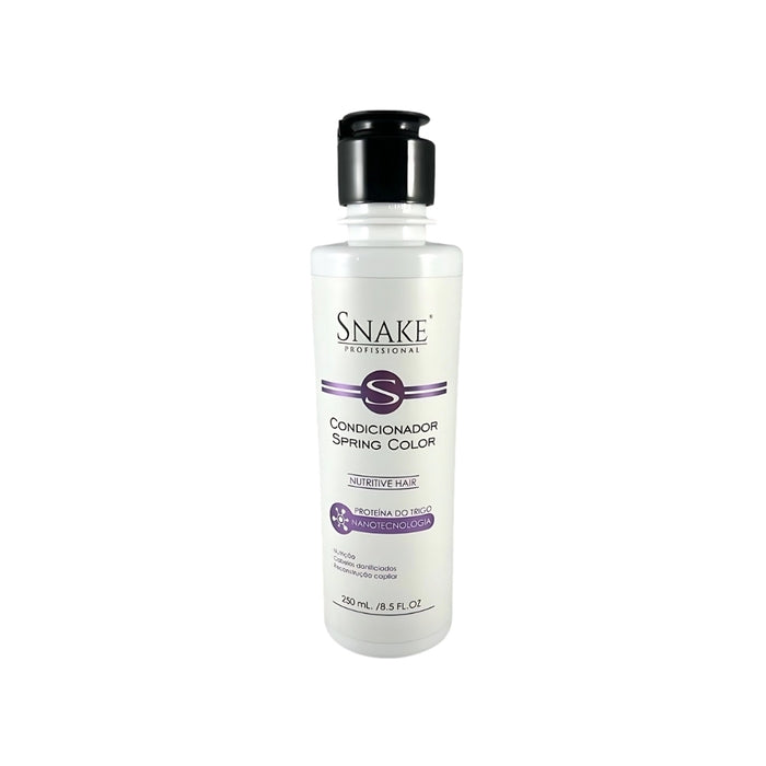 Snake Profissional Nutritive Hair Conditioner 250ml front view of the Brazilian salon bottle – Buy now at MKPBR.COM – Worldwide Shipping