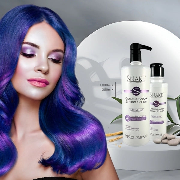 Snake Profissional Nutritive Hair Conditioner 250ml bottle packaging – Buy now at MKPBR.COM – Worldwide Shipping