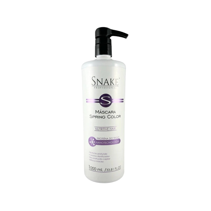 Snake Profissional Nutritive Hair Mask 1000ml front view of the professional salon-size container – Buy now at MKPBR.COM – Worldwide Shipping