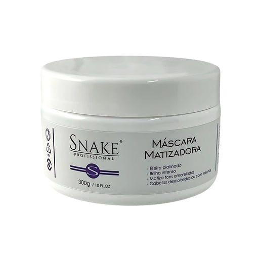 Snake Profissional Toning Hair Mask Champagne 300g jar – Buy now at MKPBR.COM – Worldwide Shipping