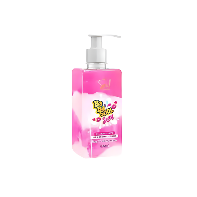 Soul Cosméticos Ba Ba Soul Sexy Strawberry Yogurt Moisturizing Gel for Body, 9.47 oz (280ml) – Buy Now at MKPBR.com - Worldwide Shipping