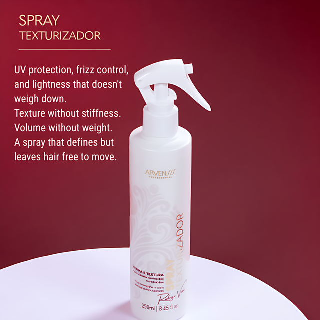 Arvensis Spray Texturizador by Rodrigo Vizu 250ml for flexible hold and longer-lasting definition – Buy now at MKPBR.COM – Worldwide Shipping