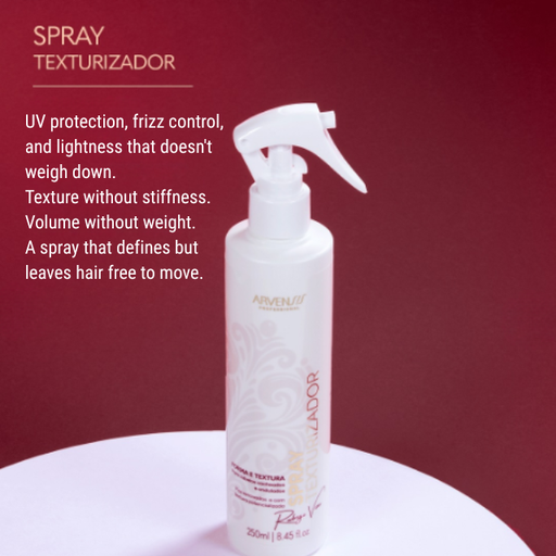 Arvensis Spray Texturizador by Rodrigo Vizu 250ml for flexible hold and longer-lasting definition – Buy now at MKPBR.COM – Worldwide Shipping