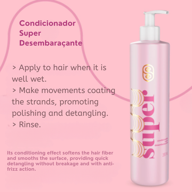 Super Cacheada Duplinha Super Tradicional Salon Shampoo and Conditioner Set – Buy now at MKPBR.COM – Worldwide Shipping