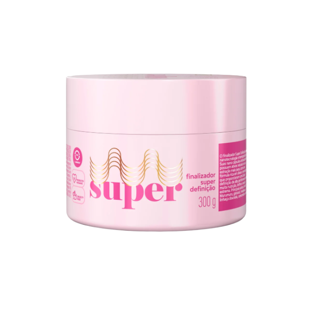 Super Cacheada Finalizador Super Definição Curly Hair Definition Cream (Choose Size: 10.58 oz or 17.64 oz) – Buy now at MKPBR.COM – Worldwide Shipping