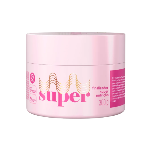 Super Cacheada Finalizador Super Nutrição Lightweight Oil-Based Leave-In Cream (Choose Size: 10.58 oz or 17.64 oz) – Buy now at MKPBR.COM – Worldwide Shipping