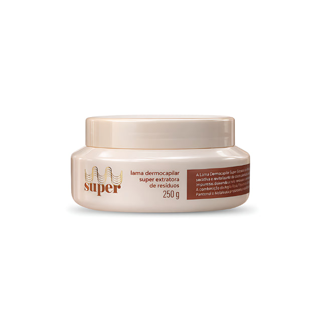 Super Cacheada Lama Dermocapilar Super Extratora de Resíduos Brazilian Hair Care – Buy now at MKPBR.COM – Worldwide Shipping