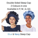 Super Cacheada Premium Satin Sleep Cap Non-Absorbent Fabric Preserves Hair Oils – Buy now at MKPBR.COM – Worldwide Shipping