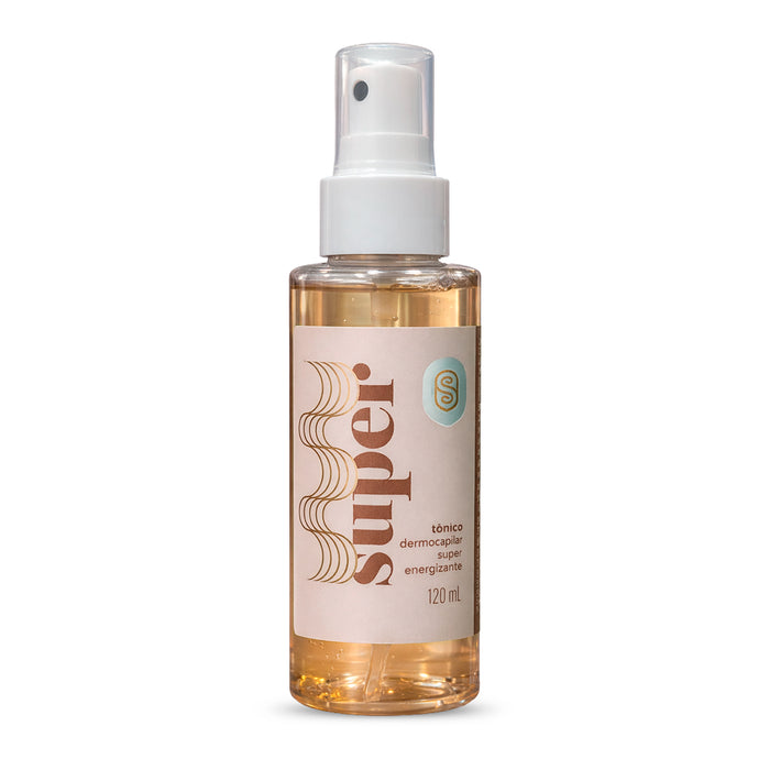 Super Cacheada Tônico Dermocapilar Super Energizante energizing scalp tonic with salicylic acid and menthol – Buy now at MKPBR.COM – Worldwide Shipping