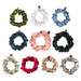 Super Cacheada Premium Satin Anti-Frizz Scrunchie Kit Traditional Style (5-Pack) – Random Colors – Buy now at MKPBR.COM – Worldwide Shipping