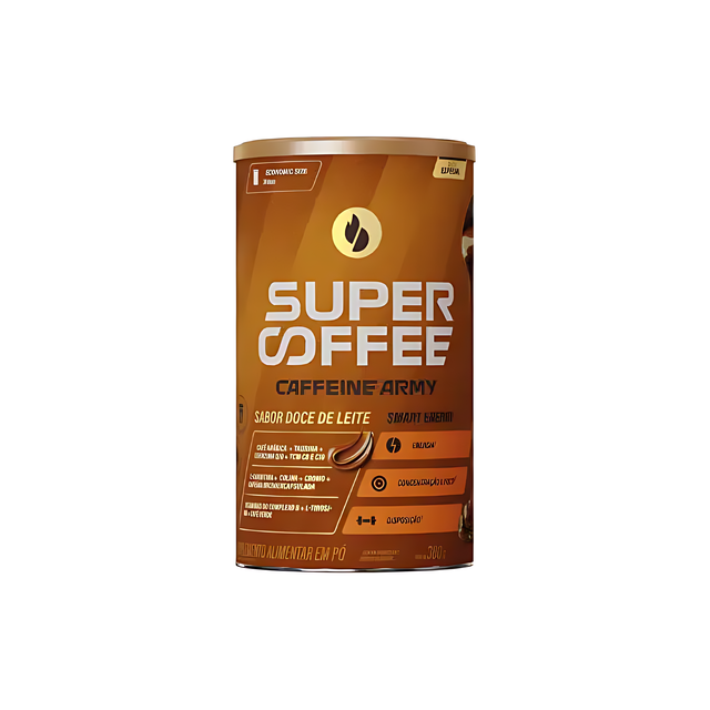 SuperCoffee Doce de Leite Functional Blend, Energy & Focus - 13.40 oz (380g) - Traditional dulce de leche flavor for focused energy – Buy now at MKPBR.COM – Worldwide Shipping