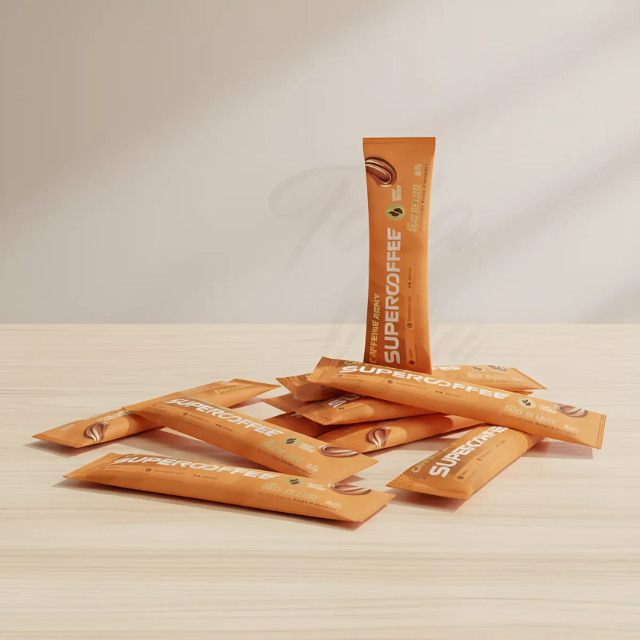 SuperCoffee To Go focus supplement in individual packs, perfect for enhancing mental clarity on the go – Buy now at MKPBR.COM – Worldwide Shipping