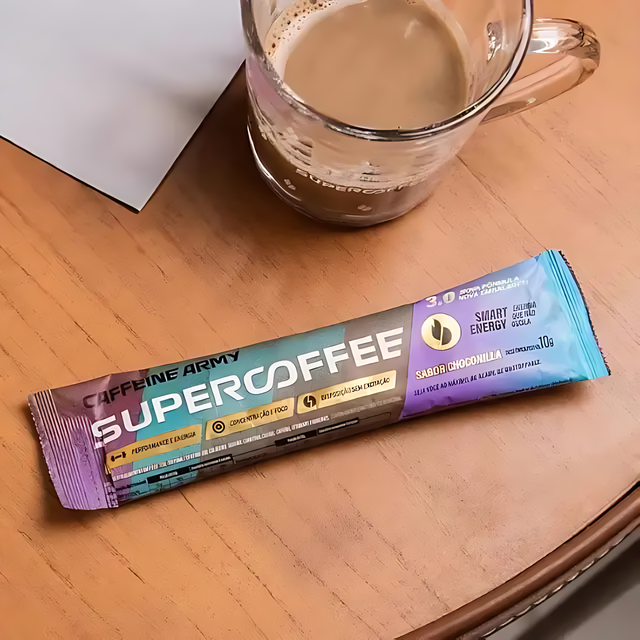 SuperCoffee To Go portable functional coffee box with 14 sachets for clean energy and sharp focus anywhere – Buy now at MKPBR.COM – Worldwide Shipping
