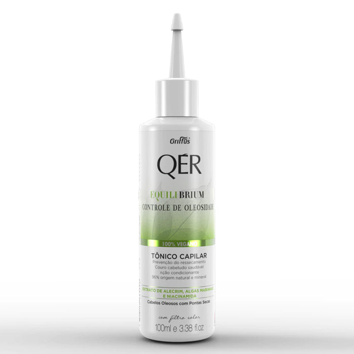Griffus QÉR Equilibrium Hair Tonic with UV Filter 100ml (3.38 fl oz) – Buy now at MKPBR.COM – Worldwide Shipping