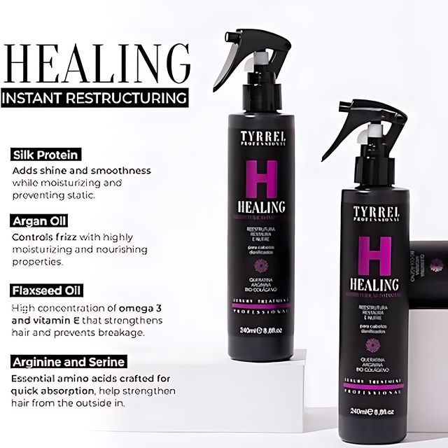 Tyrrel Professional Healing Lipoprotein Filling Fluid 8.11 oz for deep fiber repair and porosity correction – Buy now at MKPBR.COM – Worldwide Shipping
