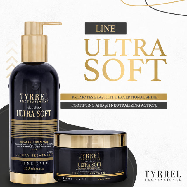Tyrrel Professional Ultra Soft Post-Chemical Repair Kit hero image for premium Brazilian hair care – Buy now at MKPBR.COM – Worldwide Shipping