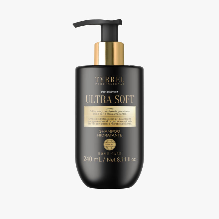 Tyrrel Ultra Soft post-chemical kit shampoo and mask detail view – Buy now at MKPBR.COM – Worldwide Shipping