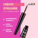 Graphic or close-up highlighting "Real Color Technology" feature of Vult Liquid Eyeliner Black for vivid, true-to-color results.– Buy now at MKPBR.COM – Worldwide Shipping